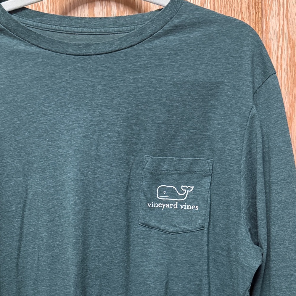 Vineyard Vines Men's Green Long Sleeve Shirt Size Large